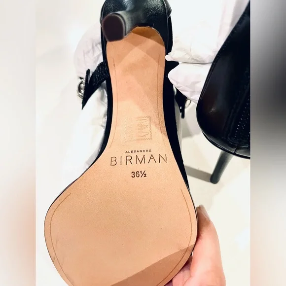 Alexandre Birman Tibbie 100 black stiletto heels size 36.5 - 🔥🔥 - Picture 11 of 16